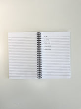 Load image into Gallery viewer, Floral Lined Spiral Notebook