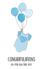 Load image into Gallery viewer, Baby Shower Card for boy or girl