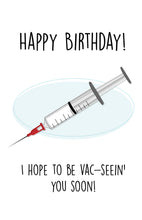 Load image into Gallery viewer, Vaccine Birthday Card