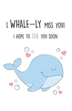 Load image into Gallery viewer, Miss you Card