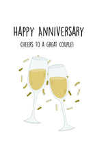Load image into Gallery viewer, Cheers Anniversary Card