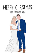 Load image into Gallery viewer, Faceless Merry Christmas Card