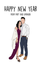 Load image into Gallery viewer, Faceless New Year Postcards