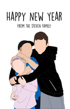 Load image into Gallery viewer, Faceless Happy New Year Card