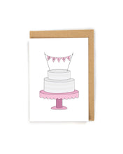 Load image into Gallery viewer, Cute Bride Cake Bridal Shower Card
