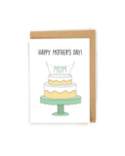 Load image into Gallery viewer, Happy Mother&#39;s Day Card Cake
