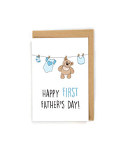 Load image into Gallery viewer, First Father&#39;s Day Card from son
