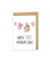 Load image into Gallery viewer, First Mother&#39;s Day Card from daughter
