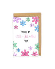 Load image into Gallery viewer, Cute and Modern Flower Pattern Mother&#39;s Day Card
