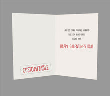 Load image into Gallery viewer, Cute Flower Galentine&#39;s Day Card for friends
