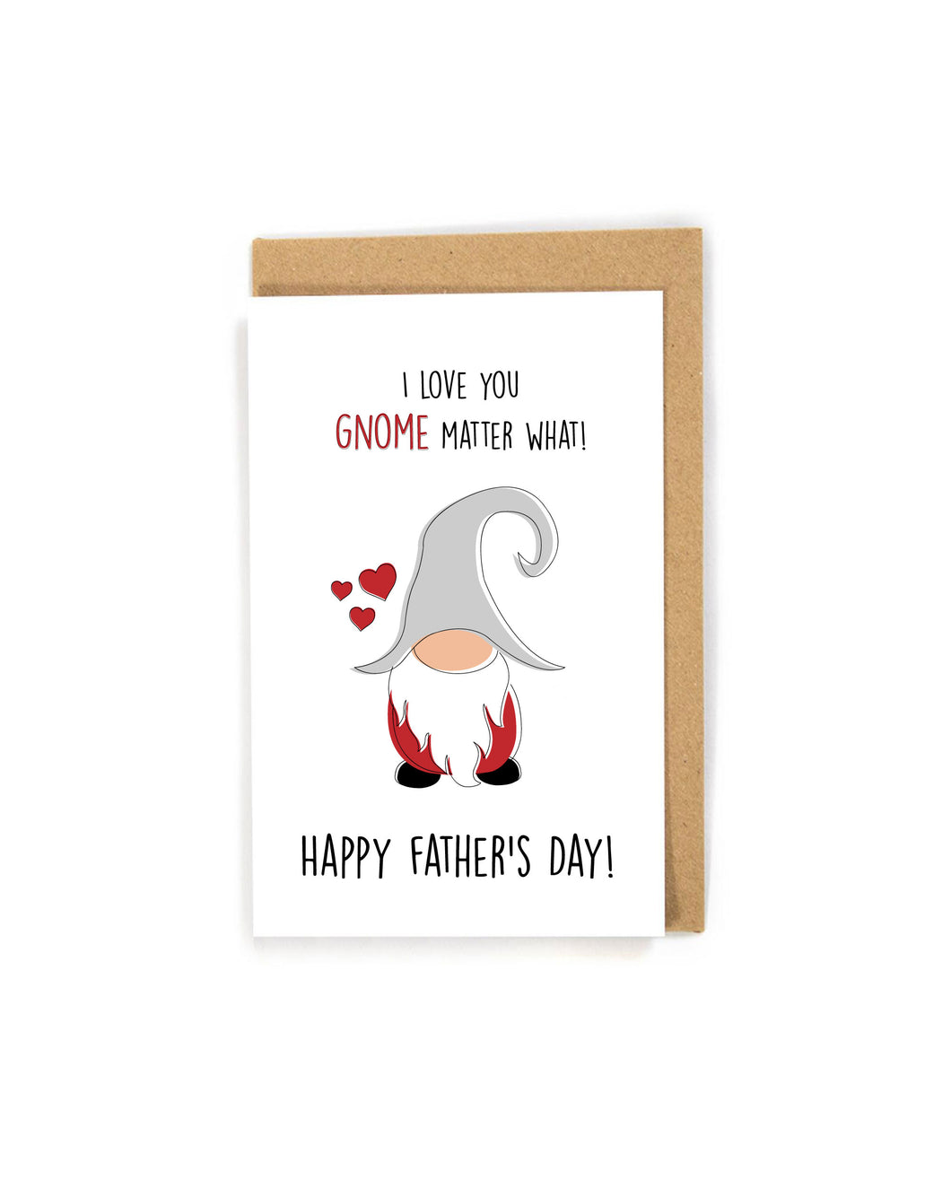 Cute Gnome Father's Day Card