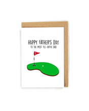 Load image into Gallery viewer, Golf Father&#39;s Day Card
