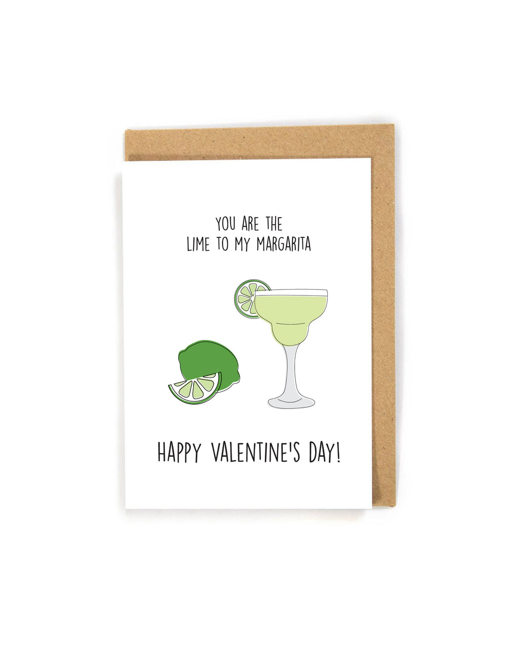 Funny Margarita Valentine's Day card