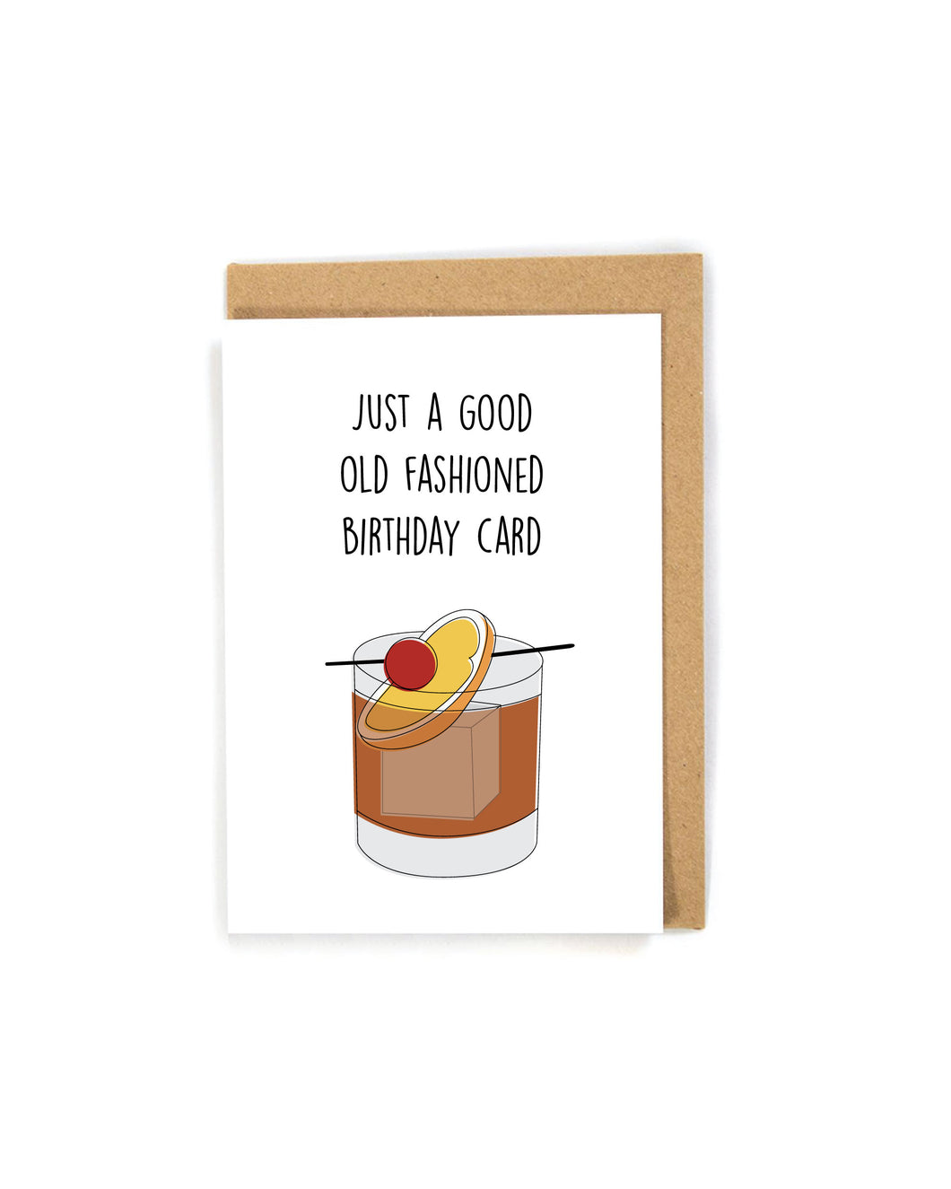 Funny Old Fashioned Birthday card for him