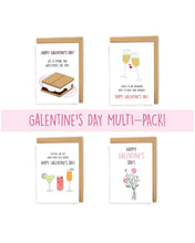 Load image into Gallery viewer, Multi Pack of Galentine&#39;s Day Card for friends
