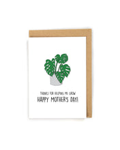 Load image into Gallery viewer, Cute Plant Mother&#39;s Day Card
