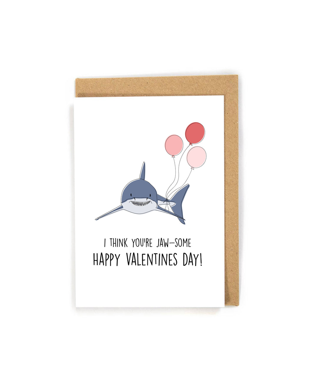 Shark Valentines Day Card