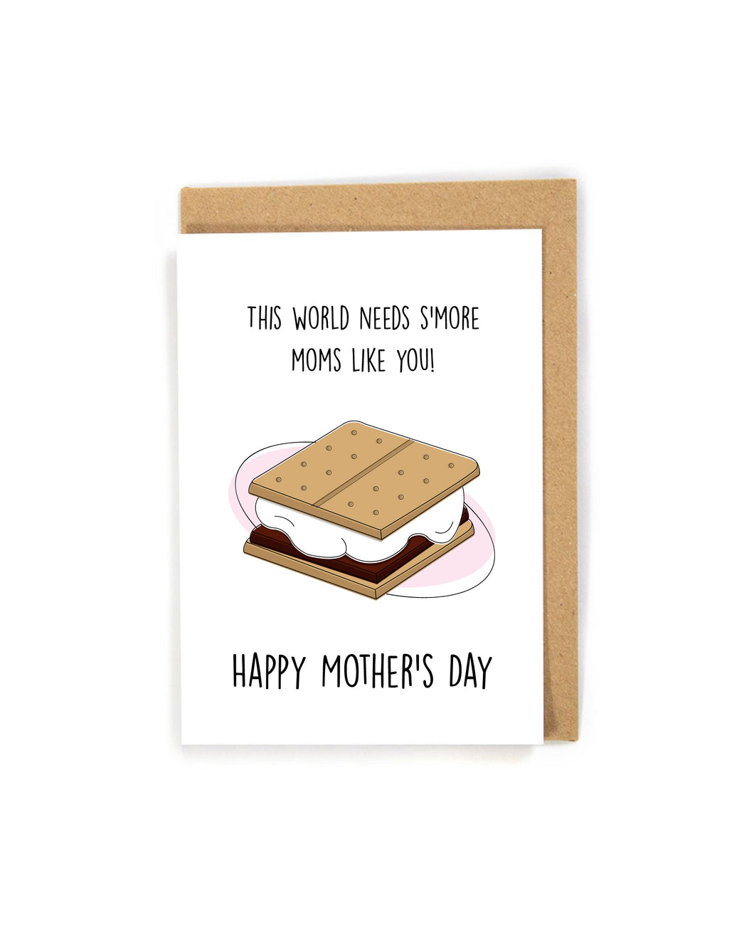 S'mores Mother's Day card for mom