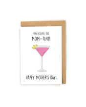 Load image into Gallery viewer, Funny Martini Mother&#39;s Day Card
