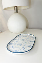 Load image into Gallery viewer, Cute Blue Flower Bow Trinket Dish
