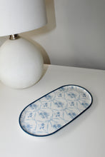 Load image into Gallery viewer, Cute Blue Flower Bow Trinket Dish
