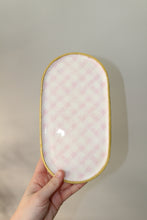 Load image into Gallery viewer, Cute Pink Gingham Trinket Dish
