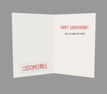 Load image into Gallery viewer, Cute Sriracha Mayo Anniversary card
