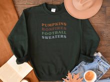 Load image into Gallery viewer, Cute fall activities crewneck sweatshirt
