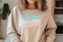 Load image into Gallery viewer, Retro trendy mama crewneck sweatshirt
