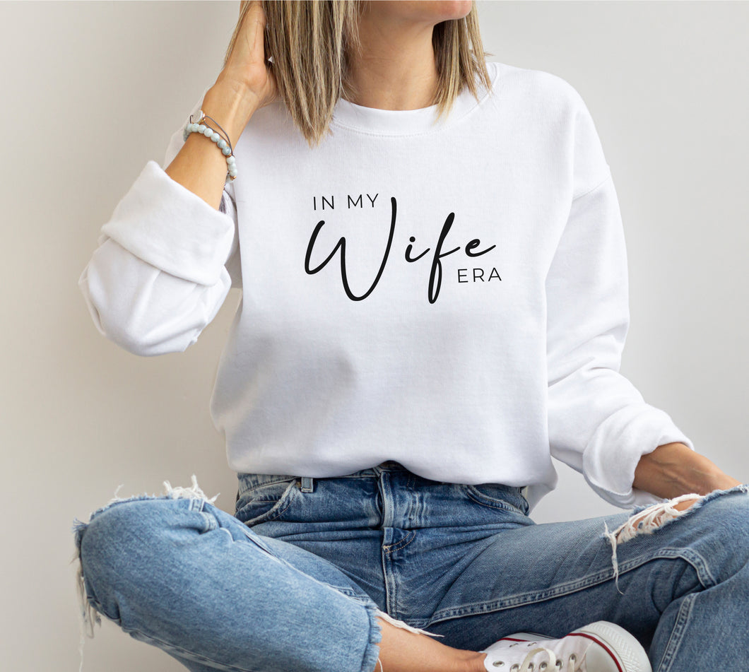 In my wife era crewneck sweatshirt