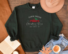 Load image into Gallery viewer, Christmas tree farm crewneck sweatshirt
