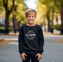 Load image into Gallery viewer, North Pole toy factory sweatshirt for kids
