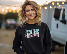 Load image into Gallery viewer, Retro trendy mama crewneck sweatshirt
