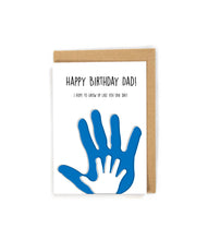 Load image into Gallery viewer, Sweet Birthday Card for Dad from kids
