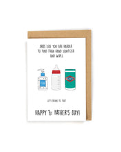 Load image into Gallery viewer, 1st fathers day, fathers day card
