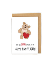 Load image into Gallery viewer, Bear Anniversary Card for Spouse
