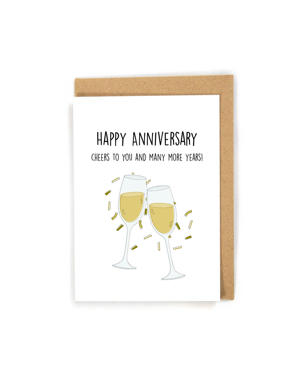 Cheers Anniversary Card for Spouse