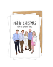 Load image into Gallery viewer, Faceless Christmas Postcards
