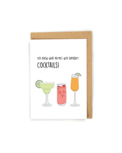 Load image into Gallery viewer, Funny Cocktail Birthday Card
