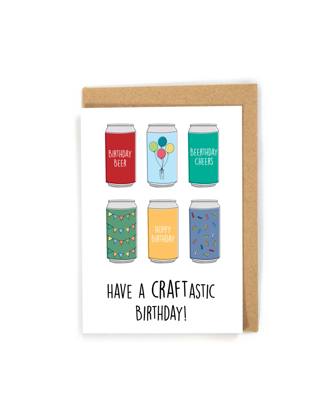 Craft Beer Birthday Card