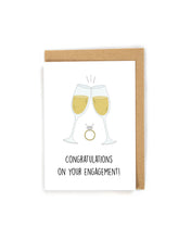 Load image into Gallery viewer, Cheers Engagement Card
