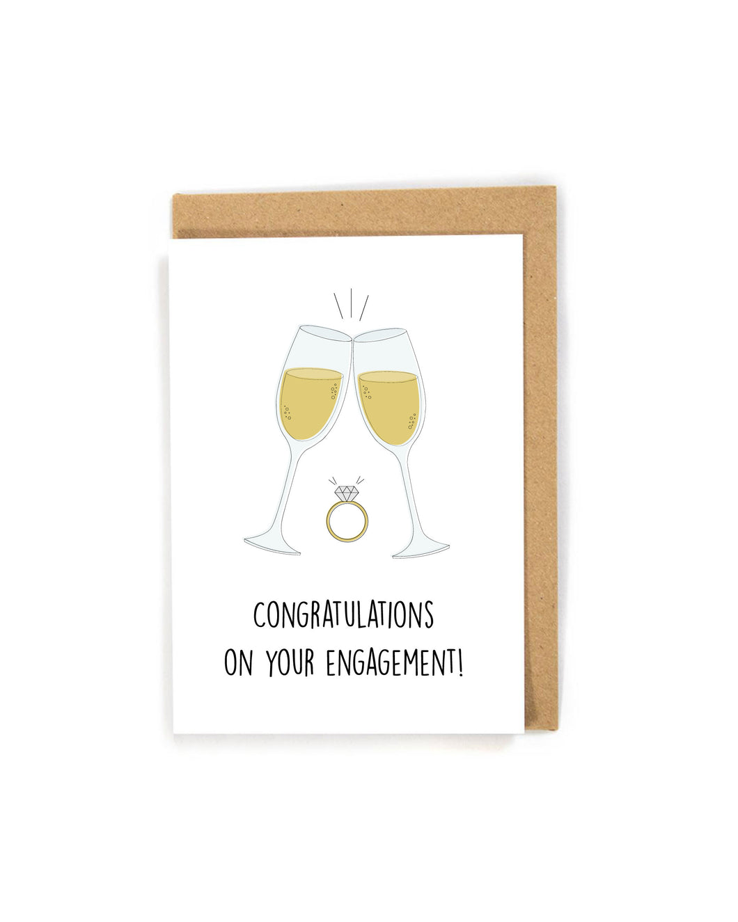 Cheers Engagement Card