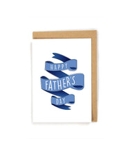 Load image into Gallery viewer, Simple Ribbon Father&#39;s Day Card
