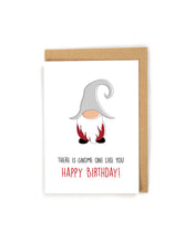 Load image into Gallery viewer, Cute Gnome Birthday Card
