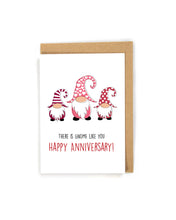 Load image into Gallery viewer, Gnome Anniversary Card for Spouse
