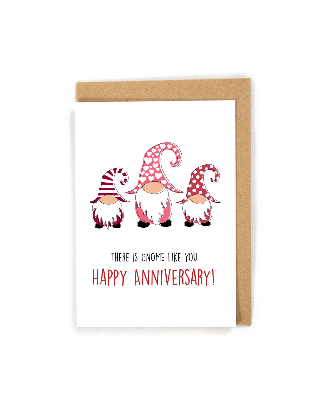 Gnome Anniversary Card for Spouse