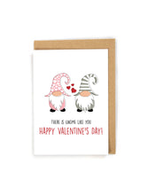 Load image into Gallery viewer, Cute and Funny Gnome Valentine&#39;s Day Card for spouse
