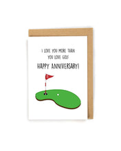 Load image into Gallery viewer, Golf Anniversary Card for Spouse
