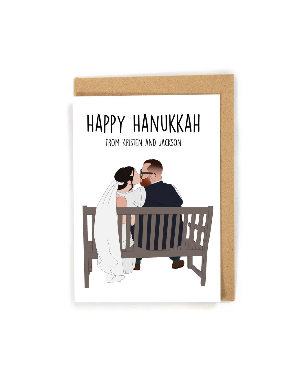 Faceless Hanukkah Card