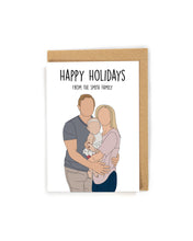 Load image into Gallery viewer, Faceless Happy Holiday Card
